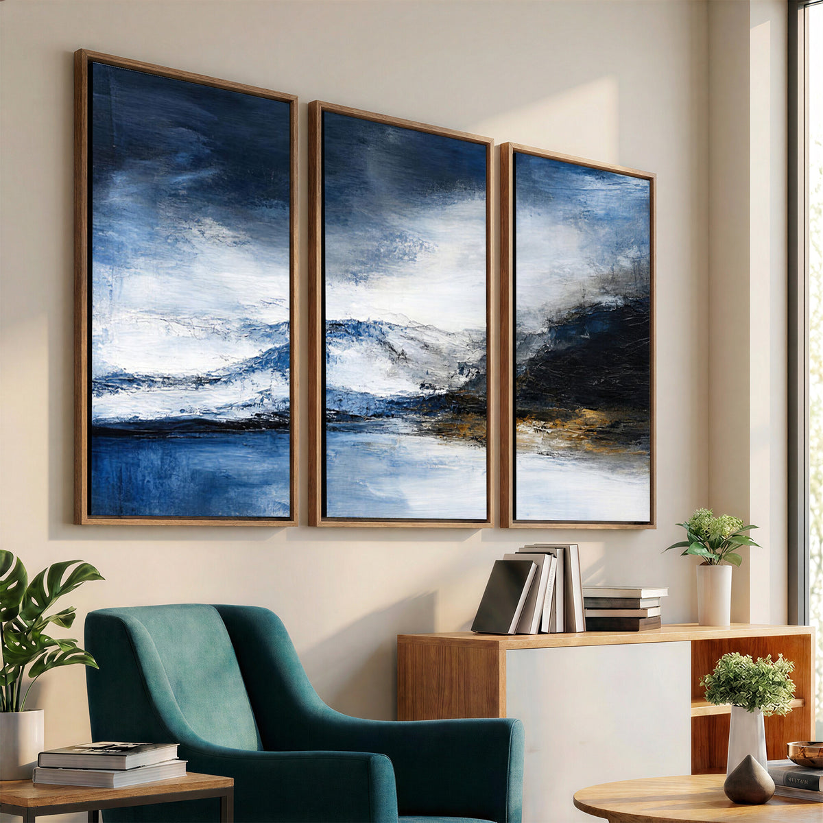 48142030-MGV-CV-36X24 - Extra Large Abstract Wall Art Canvas Print