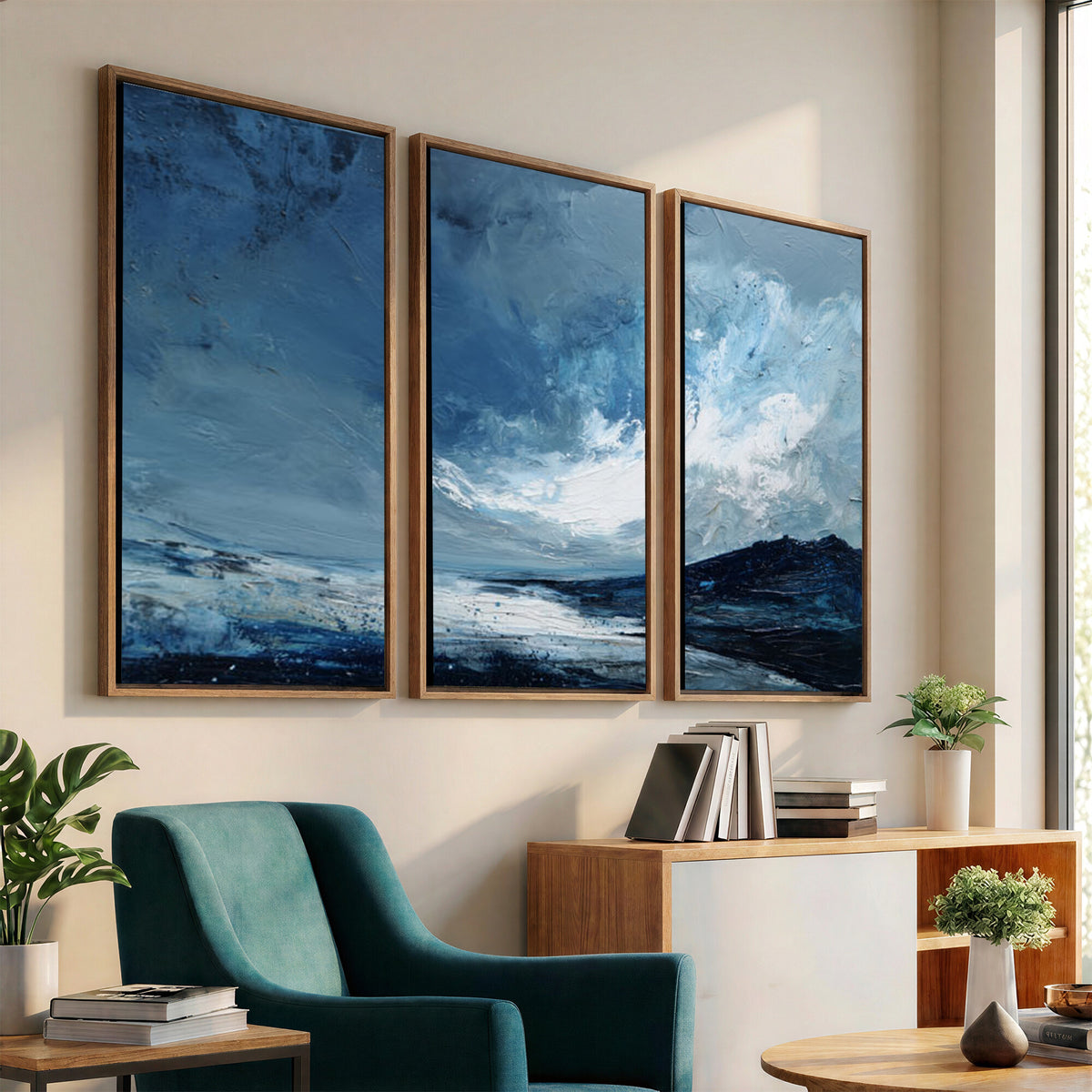 66685630-MGV-CV-36X24 - Extra Large Abstract Wall Art Canvas Print