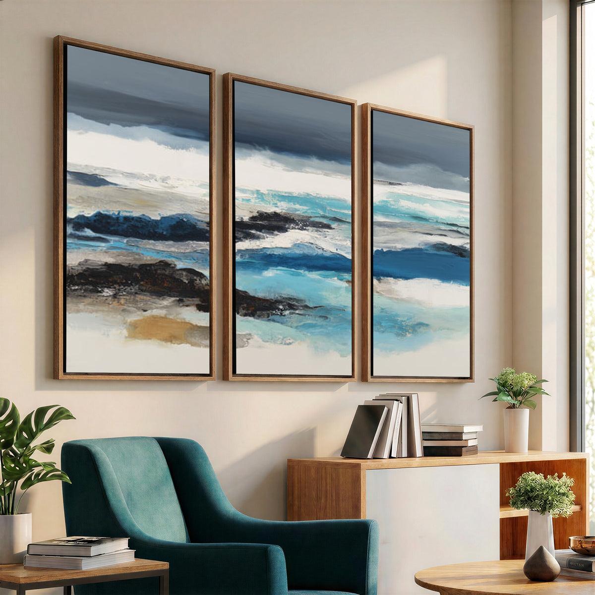 53645131-MGV-CV-36X24 - Extra Large Abstract Wall Art Canvas Print