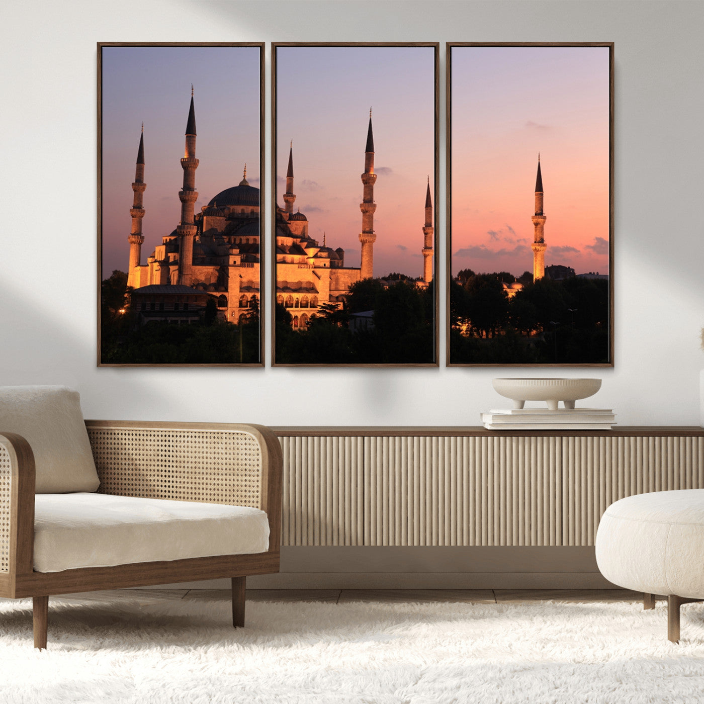 MGV-FC-48X32-3P - Wall Art Turkey Istanbul Skyline Canvas Print
