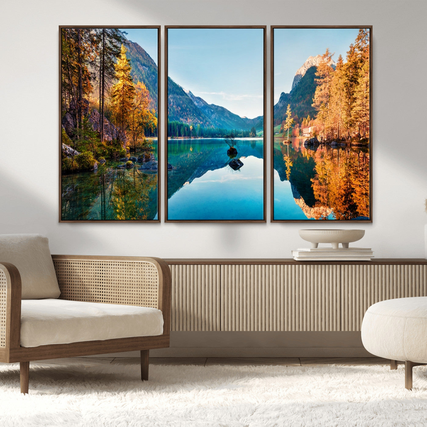MGV-FC-48X32-3P - Fantastic Autumn Panorama Wall Art Canvas Print