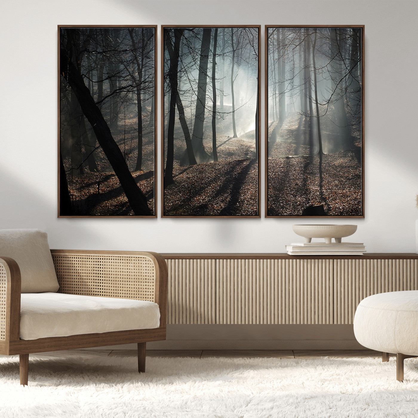 MGV-FC-48X32-3P - Dark Family and Tree Wall Art Canvas Print