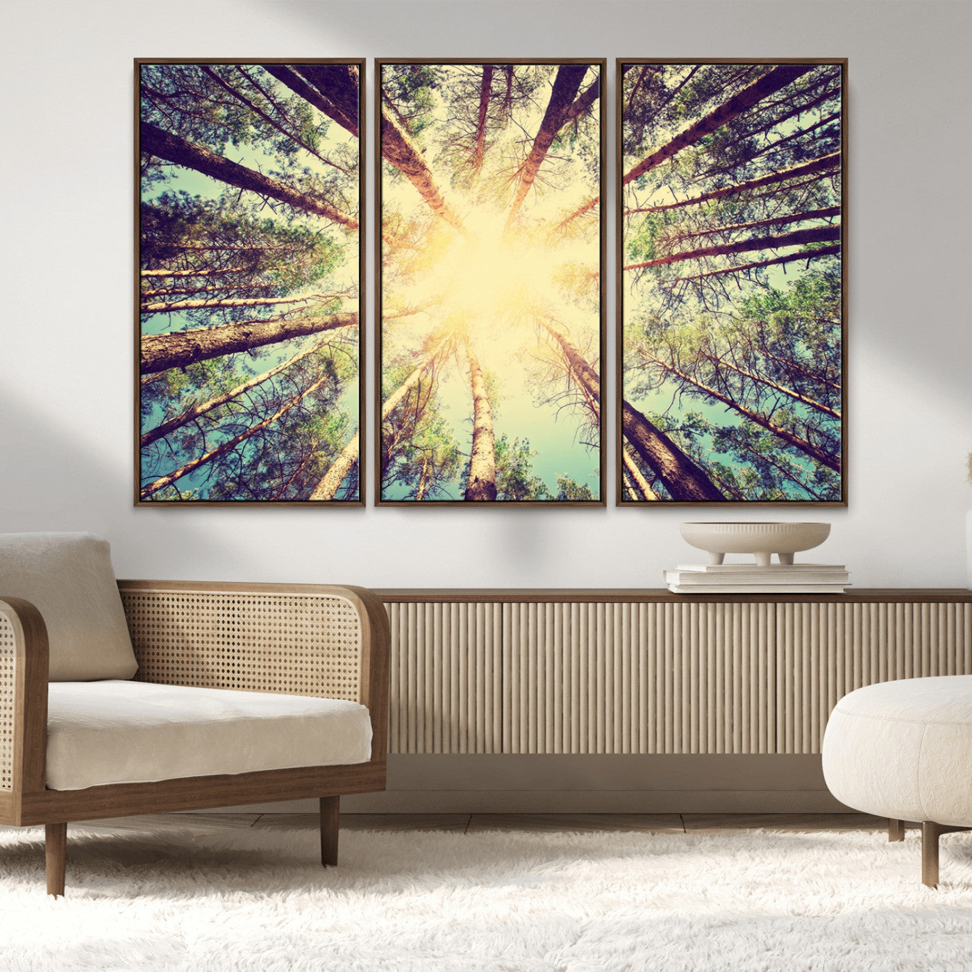 MGV-FC-48X32-3P - Tree and Sunshine Canvas Print