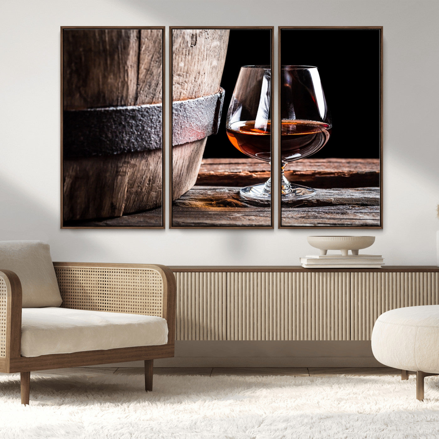 MGV-FC-48X32-3P - Scots Whiskey Wall Art Canvas Print