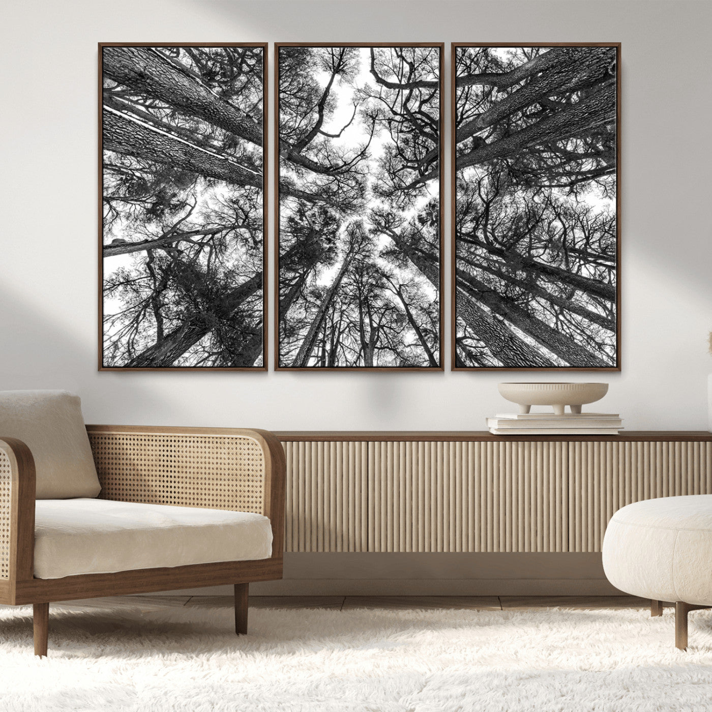 MGV-FC-48X32-3P - Trees Contemporary Art Canvas Print