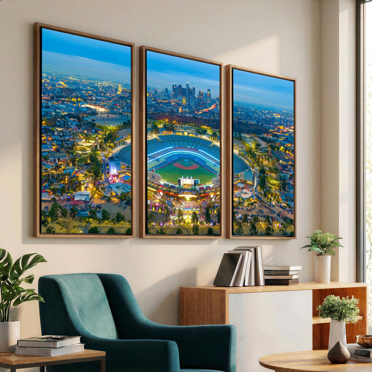 78144-MGV-CV-36X24 - Los Angeles Dodgers Wall Art Canvas, Dodger Stadium Wall Art