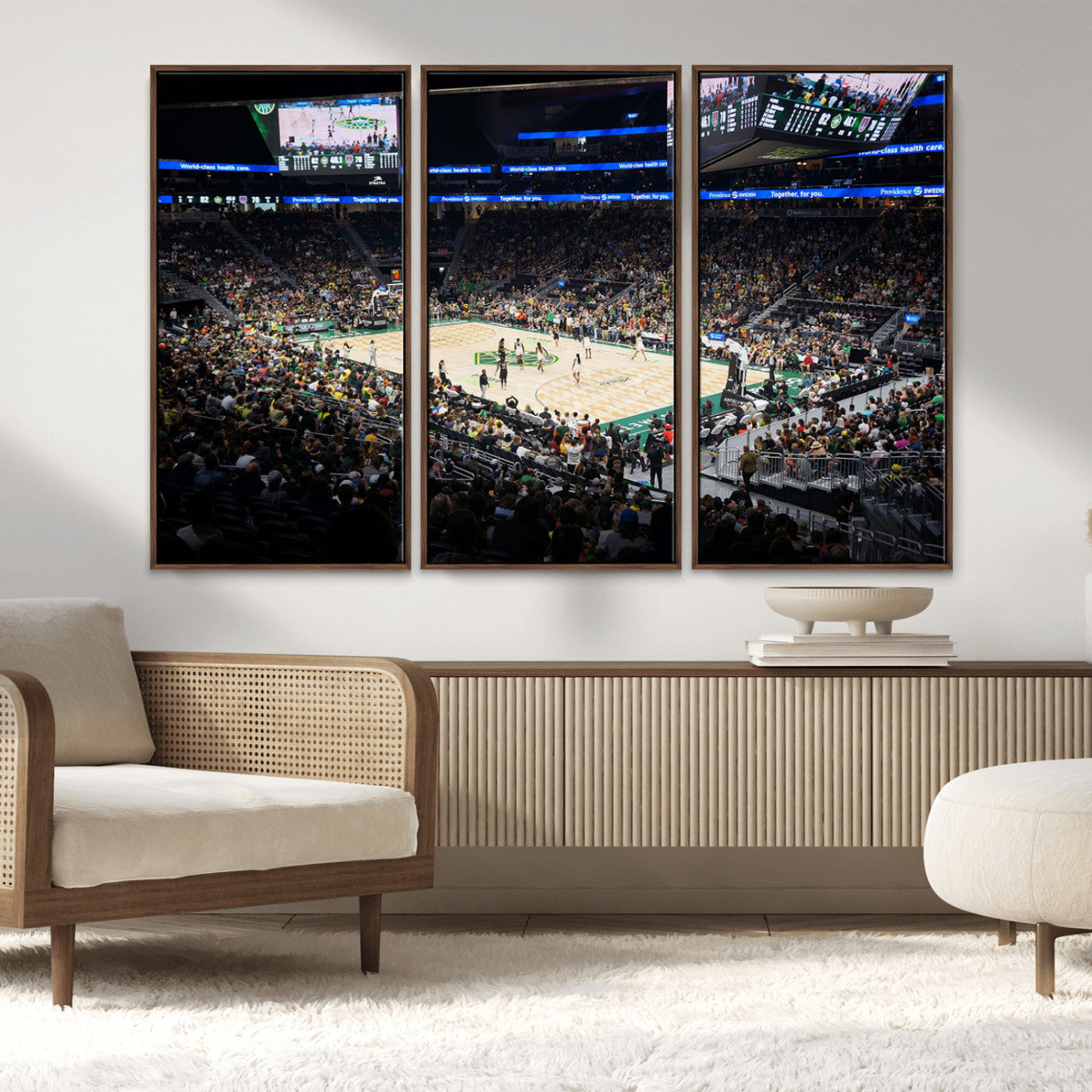MGV-FC-48X32-3P - Climate Pledge Arena | Washington Seattle Kraken Hockey Stadium Wall Art | Canvas Print | Ready to