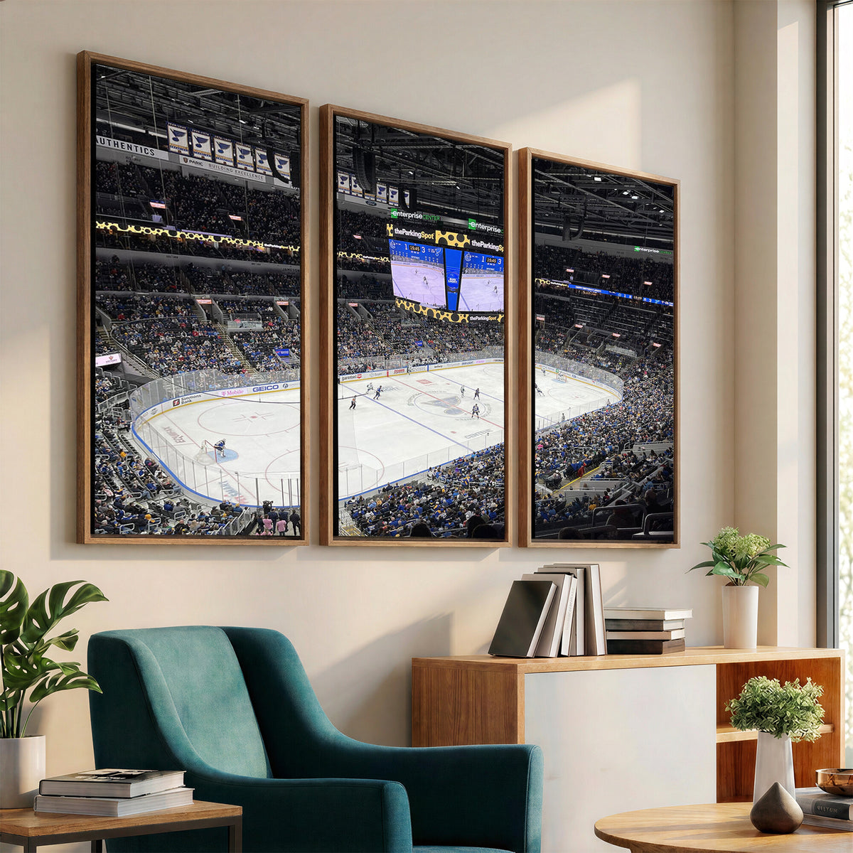 75222-MGV-CV-36X24 - Enterprise Center Missouri St. Louis Blues Hockey Stadium