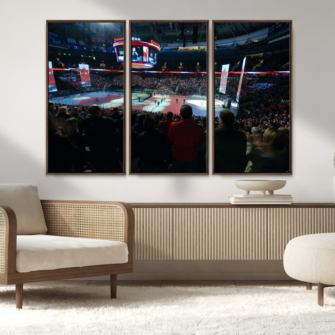 MGV-FC-48X32-3P - Rogers Arena Vancouver Canucks Ice Hockey Stadium Wall Art, Vancouver Canucks Ice Hockey Print
