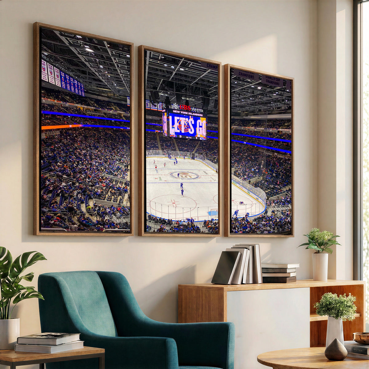 78692-MGV-CV-36X24 - UBS Arena Elmont New York Islanders Ice Hockey Wall Art, UBS Arena Elmont Wall Art Canvas Print