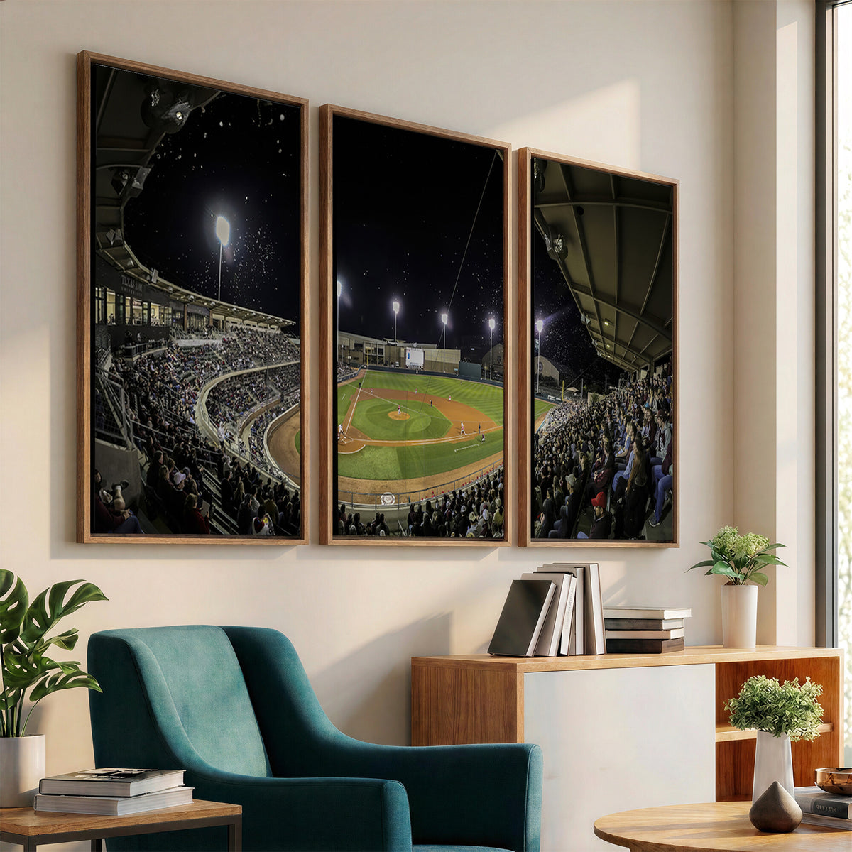 10262-MGV-CV-36X24 - Olsen Field at Blue Bell Park - Texas A&M Aggies Baseball Stadium Wall Art Canvas Print