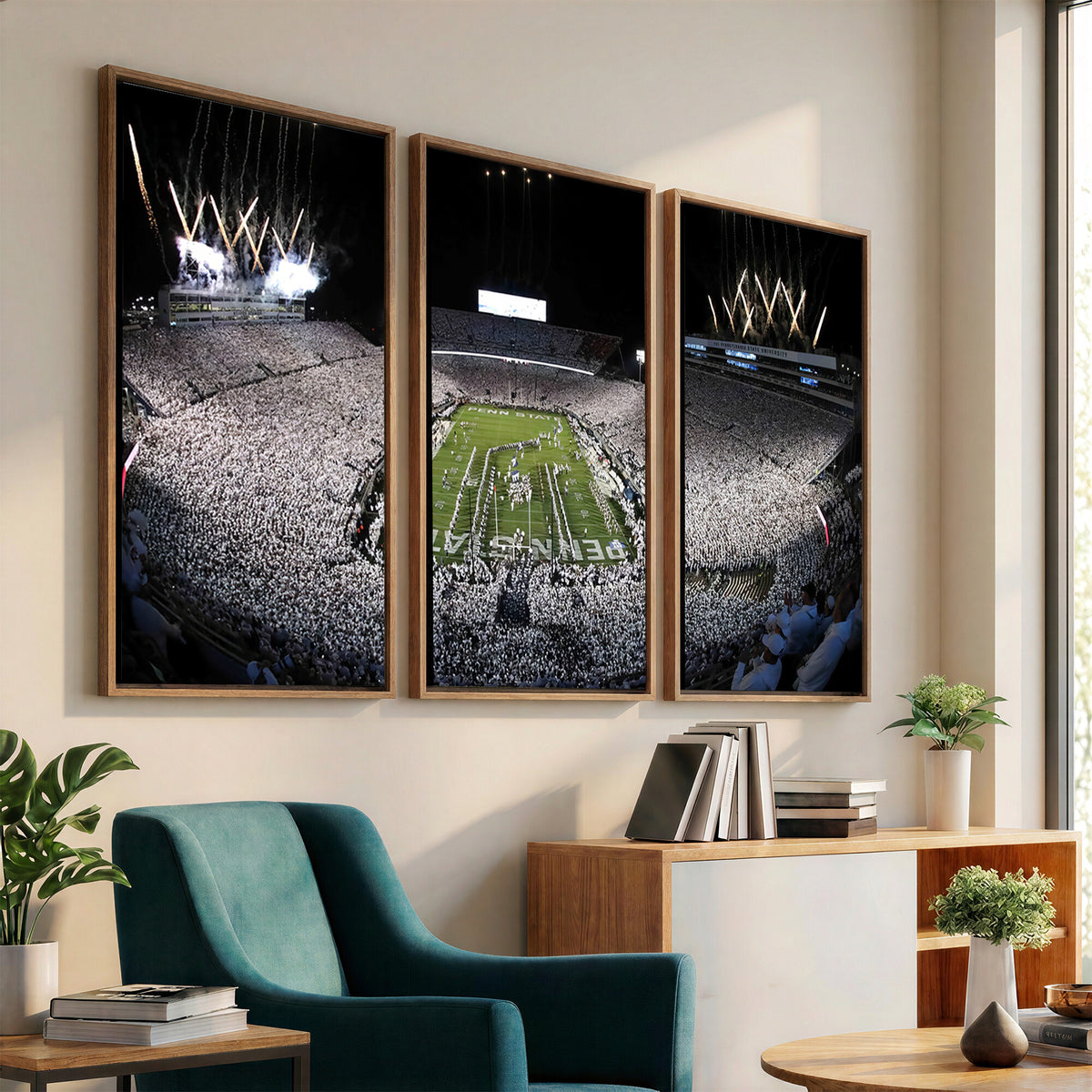 84537-MGV-CV-36X24 - Penn State Beaver Stadium Canvas Wall Art - Nittany Lions Football Print