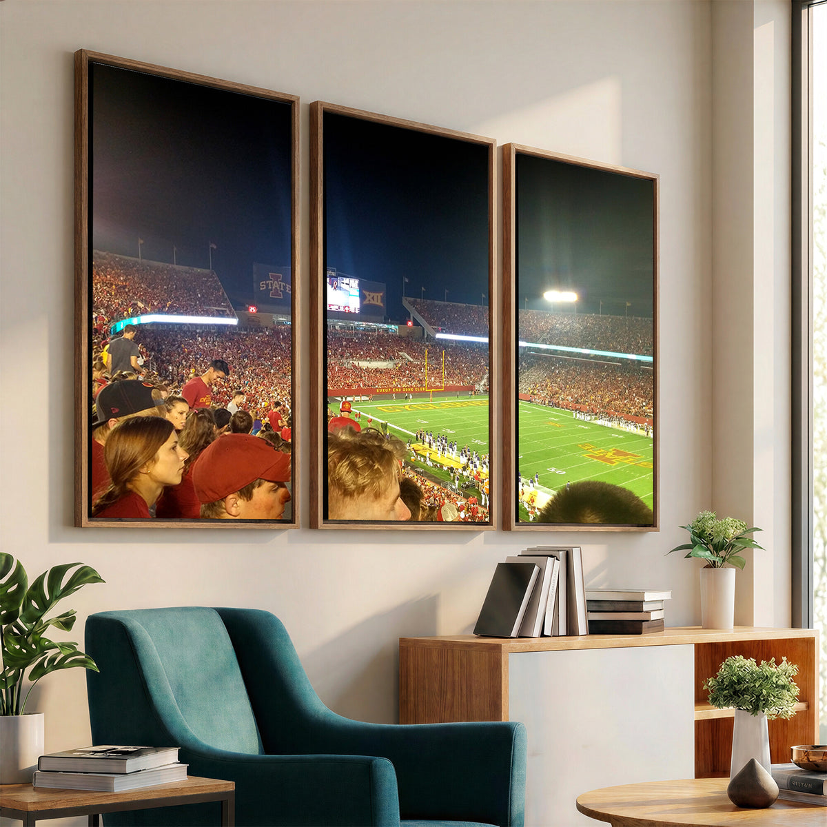 94319-MGV-CV-36X24 - Iowa State University Cyclones Art Print, Jack Trice Stadium Ames