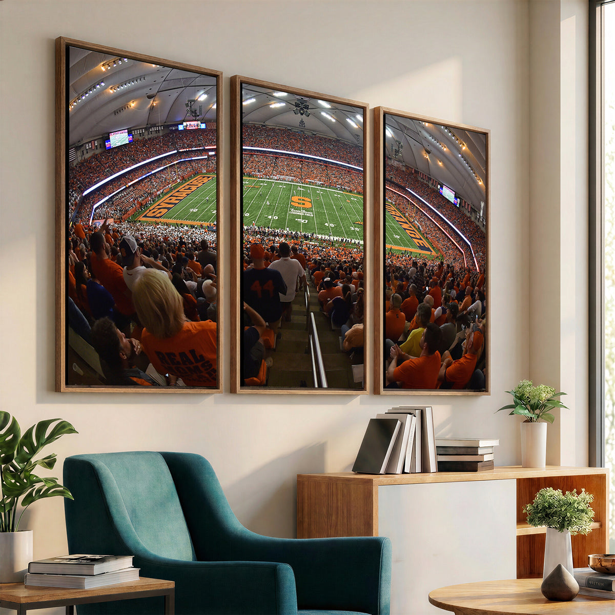 43291-MGV-CV-36X24 - Syracuse University Orange Football Canvas Print, Football Team Print - Syracuse JMA Wireless Dome
