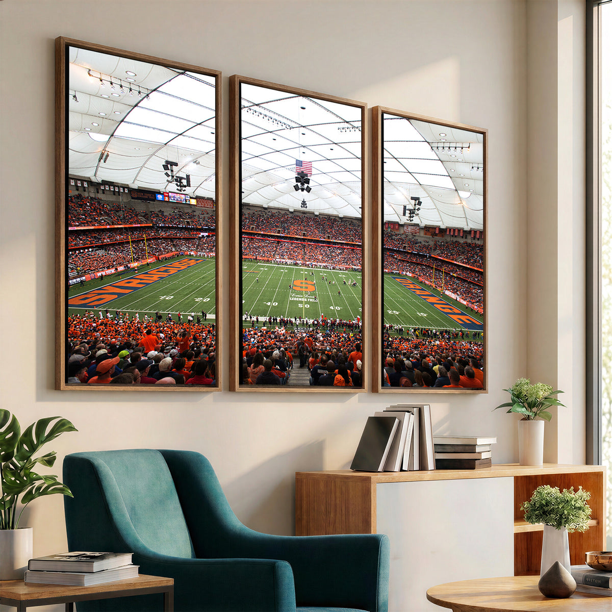 78104-MGV-CV-36X24 - Syracuse University Orange Football Team Print, Syracuse