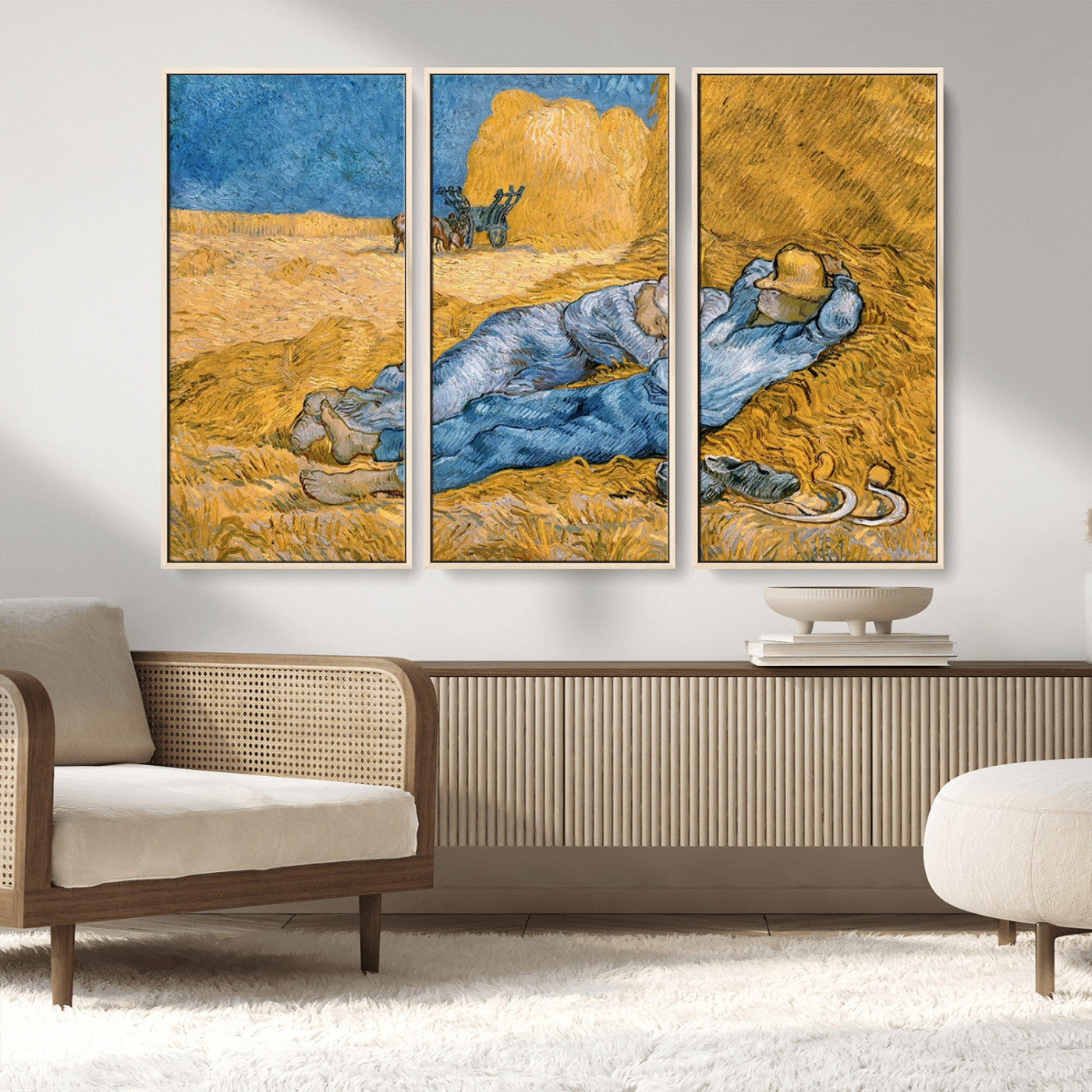 MGV-FC-48X32-3P - Master Artist Vincent Van Gogh Nature Wilderness Illustrs Fine Art Canvas Print