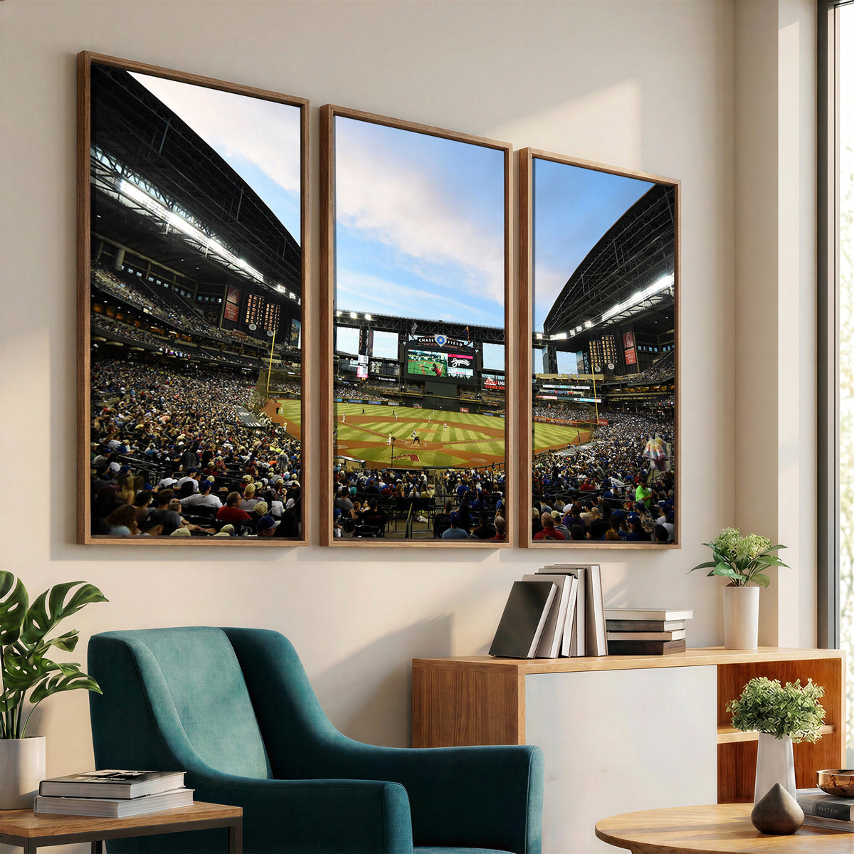92672-MGV-CV-36X24 - Arizona Diamondbacks Team Print - Phoenix Chase Field