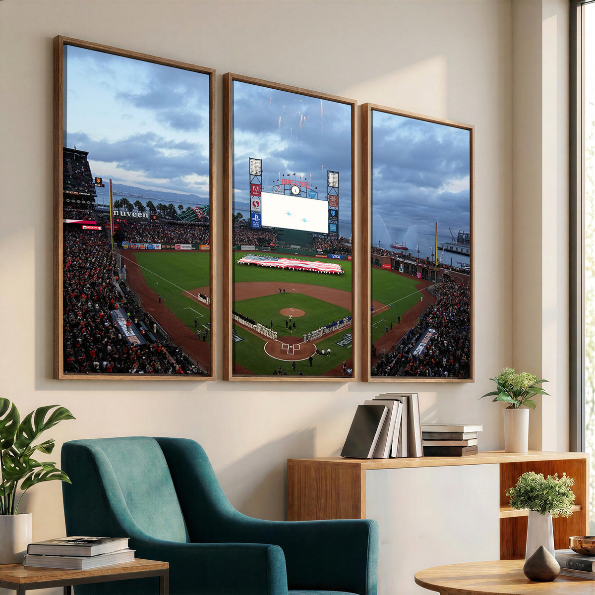 44631-MGV-CV-36X24 - Oracle Park San Francisco Giants Wall Art | Oracle Park Stadium Canvas Print