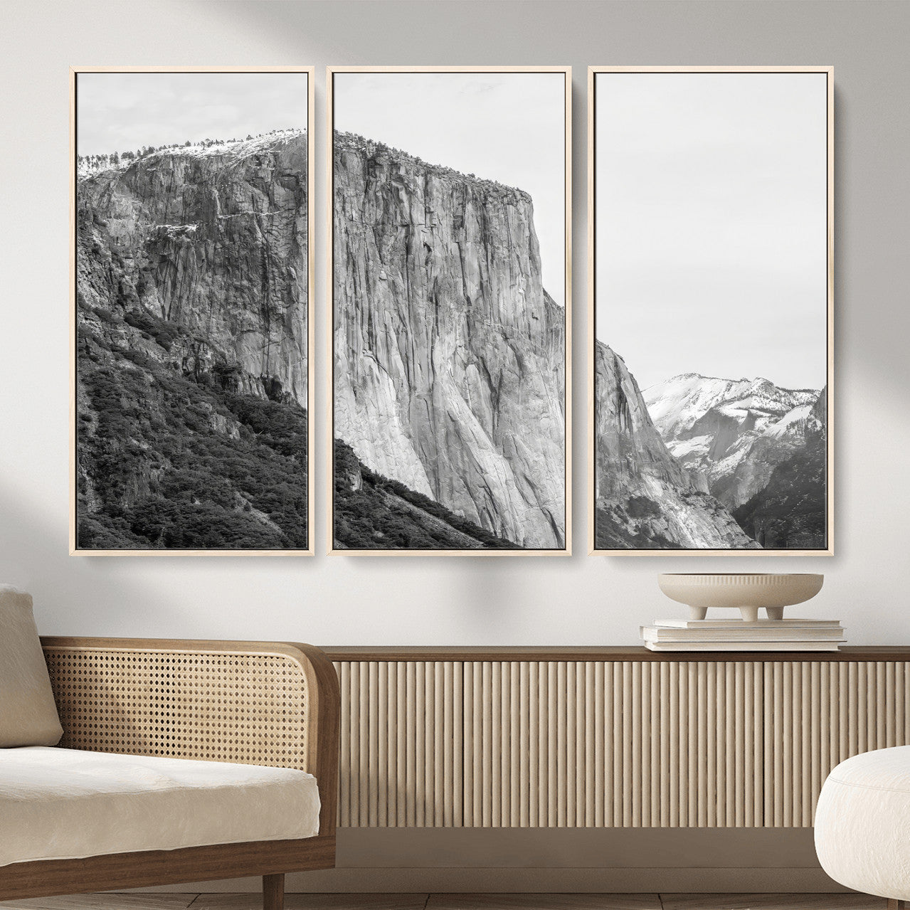 39393420-MGV-CV-36X24 - El Capitan Yosemite Mountain Wall Art – Yosemite Cliff Canvas Print, Rugged Terrain and Timeless Wilderness Decor for Office, Living Room or Cabin