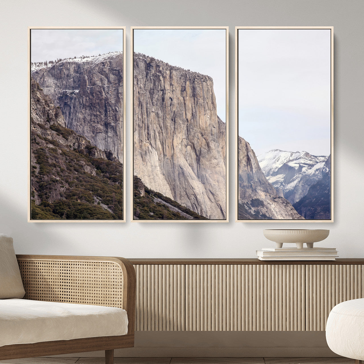 74506434-MGV-CV-36X24 - El Capitan Yosemite Mountain Wall Art – Yosemite Cliff Canvas Print, Rugged Terrain and Timeless Wilderness Decor for Office, Living Room or Cabin