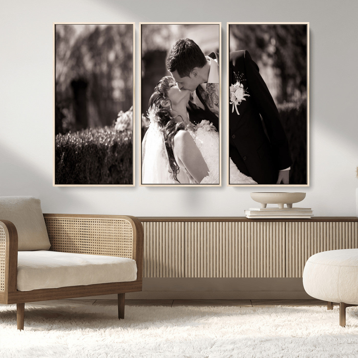 MGV-FC-48X32-3P - Create Your Own Photo Canvas Print - Personalized Wall Art for Home Decor Wall Art Print, Create