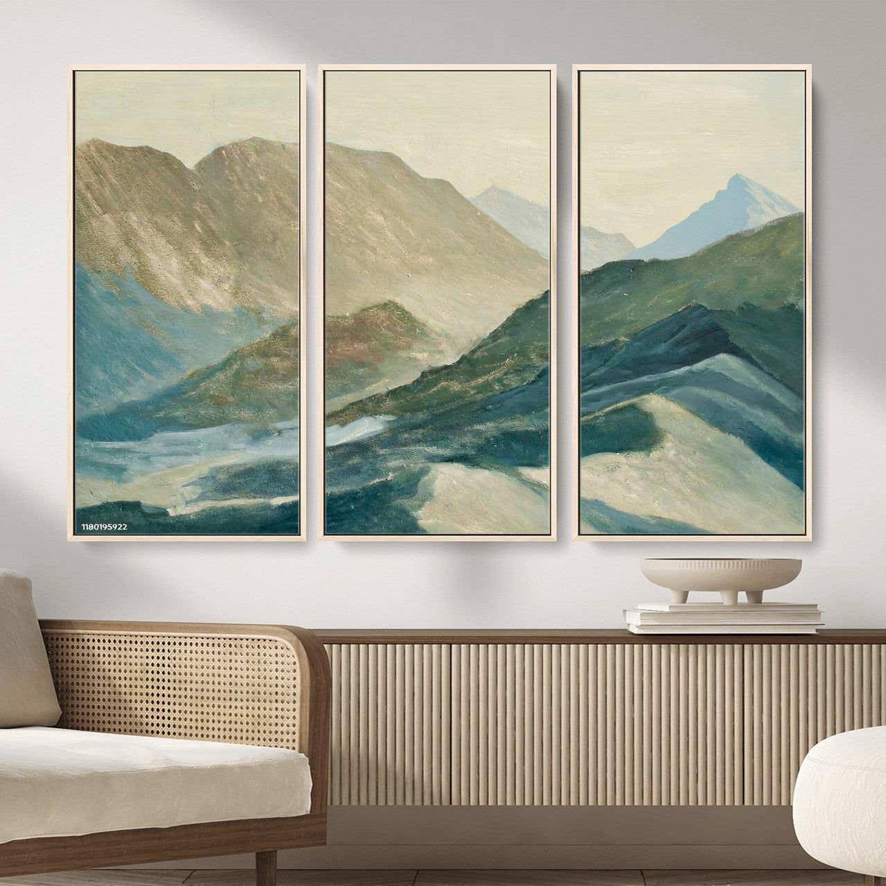 33629523-MGV-CV-36X24 - Shemelina Mountain Landscape, Mountains at Dawn Wall Art Canvas Print
