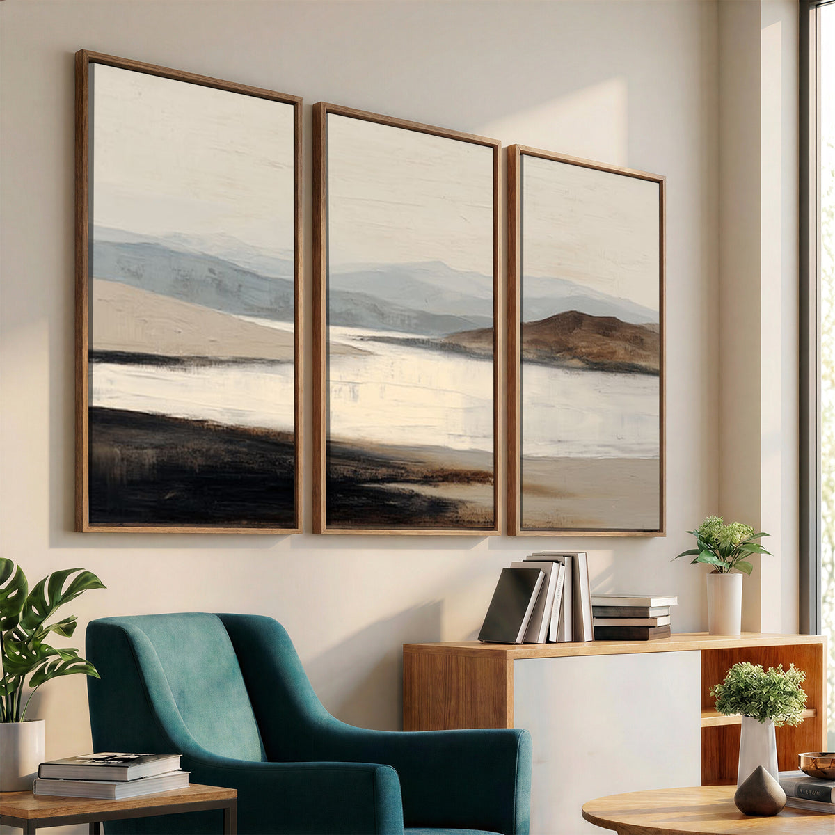 36873679-MGV-CV-36X24 - Modern Abstract Landscape Canvas Wall Art, Minimalist Nature Printing