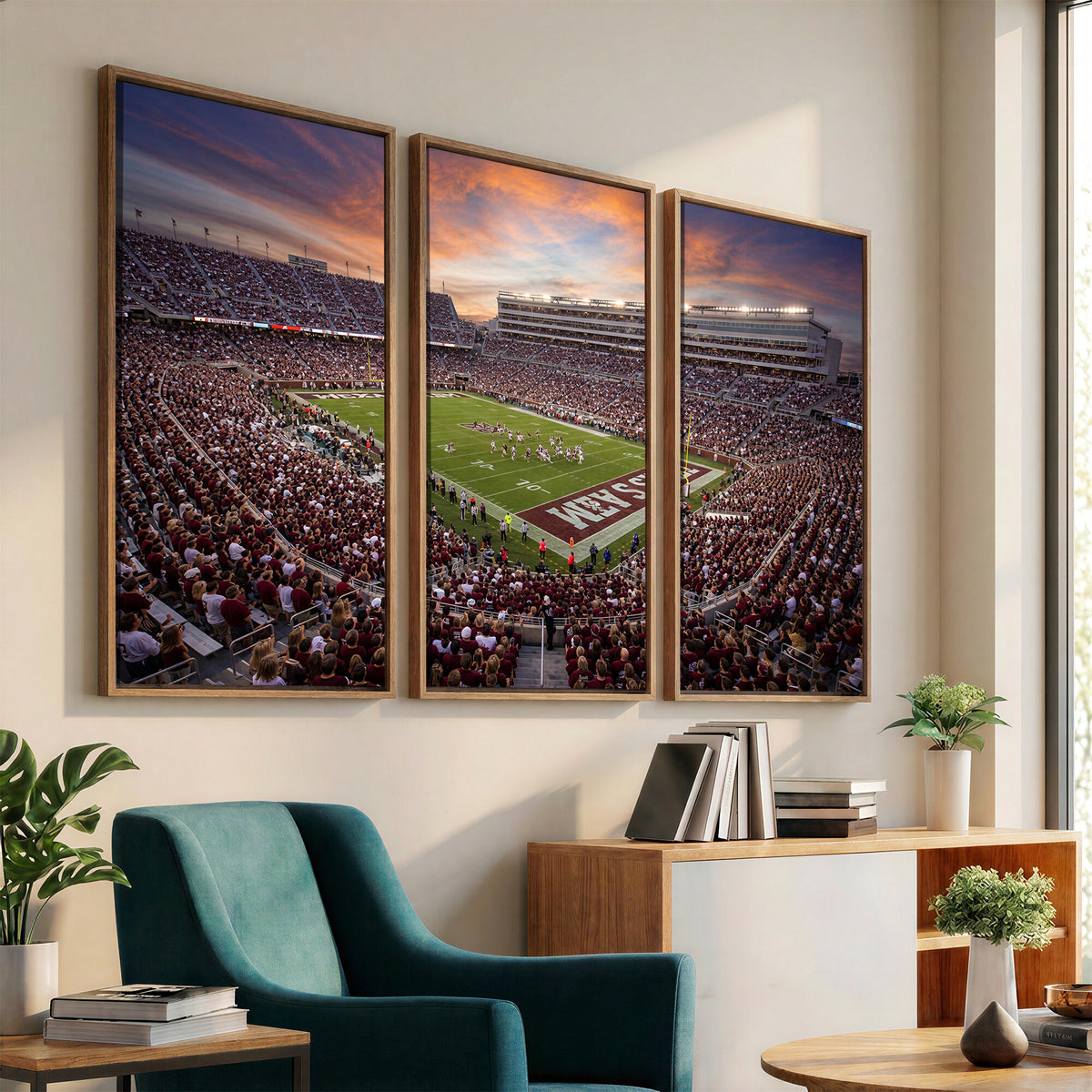 66624578-MGV-CV-36X24 - Stadium Wall Art Canvas Print