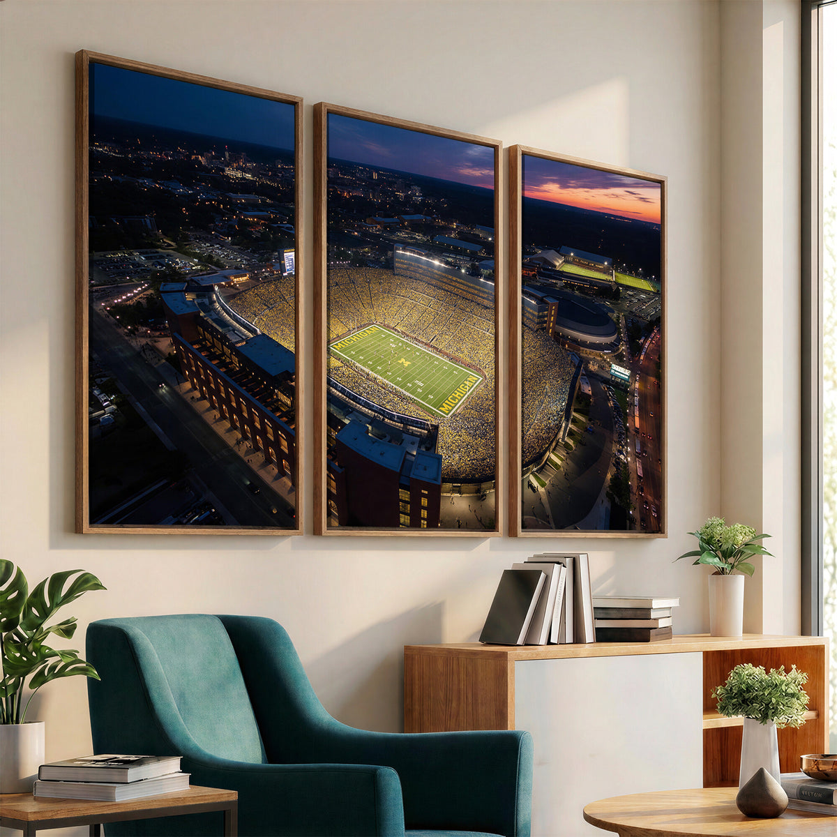 61127284-MGV-CV-36X24 - Stadium Wall Art Canvas Print