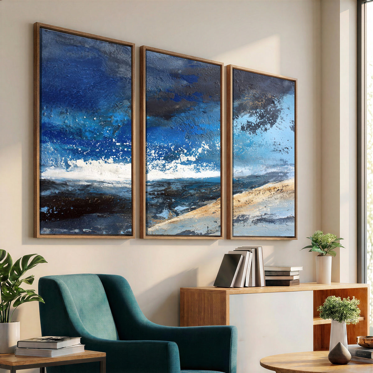 72157369-MGV-CV-36X24 - Extra Large Abstract Wall Art Canvas Print