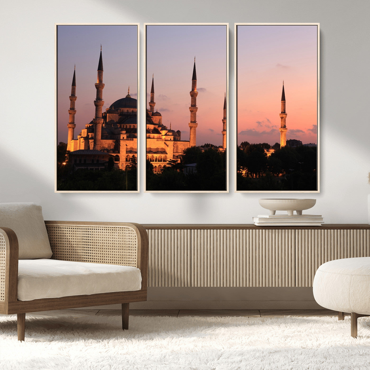 MGV-FC-48X32-3P - Wall Art Turkey Istanbul Skyline Canvas Print