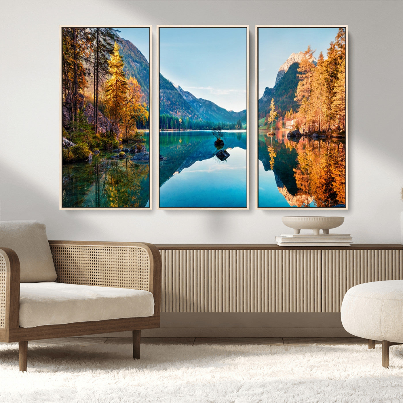 MGV-FC-48X32-3P - Fantastic Autumn Panorama Wall Art Canvas Print