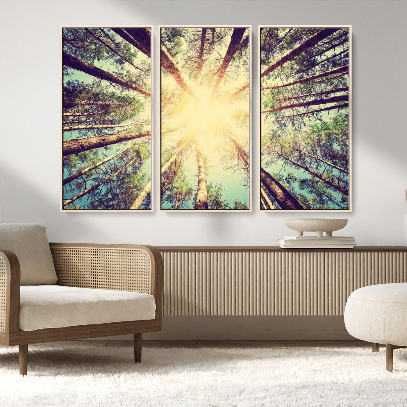 MGV-FC-48X32-3P - Tree and Sunshine Canvas Print