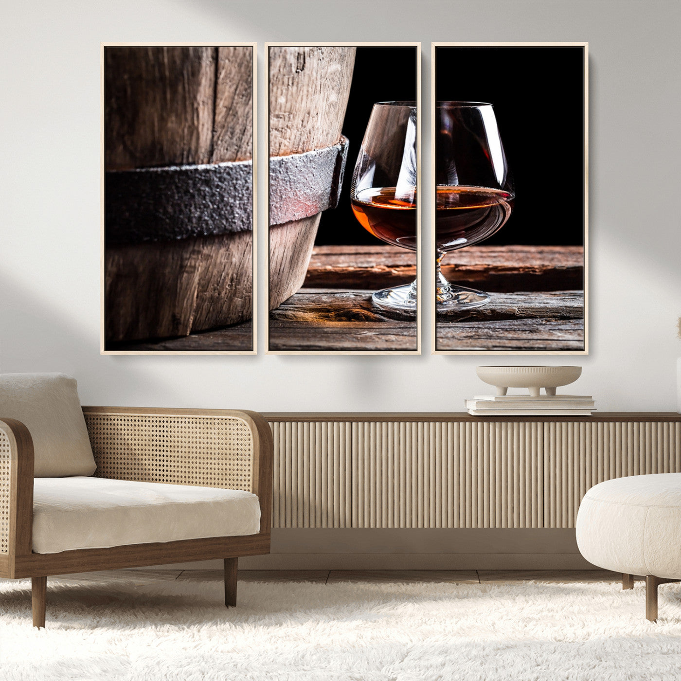 MGV-FC-48X32-3P - Scots Whiskey Wall Art Canvas Print