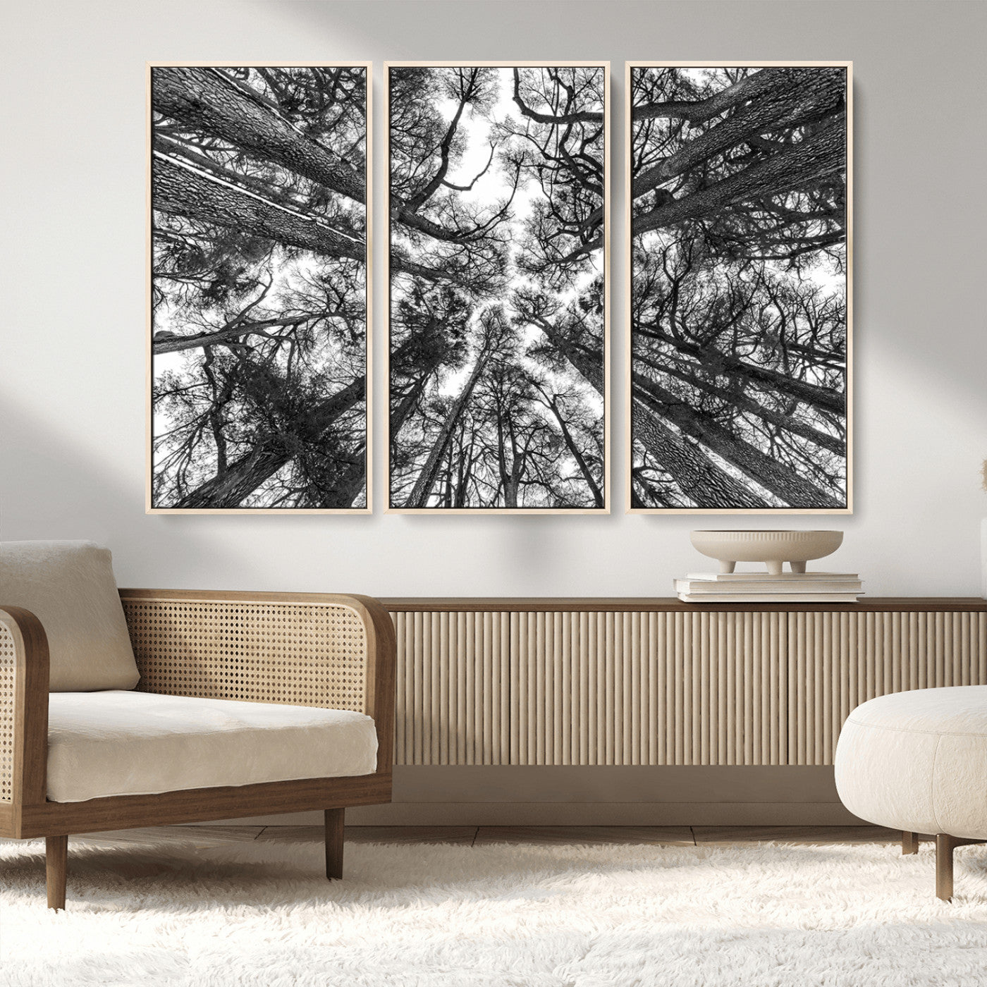 MGV-FC-48X32-3P - Trees Contemporary Art Canvas Print