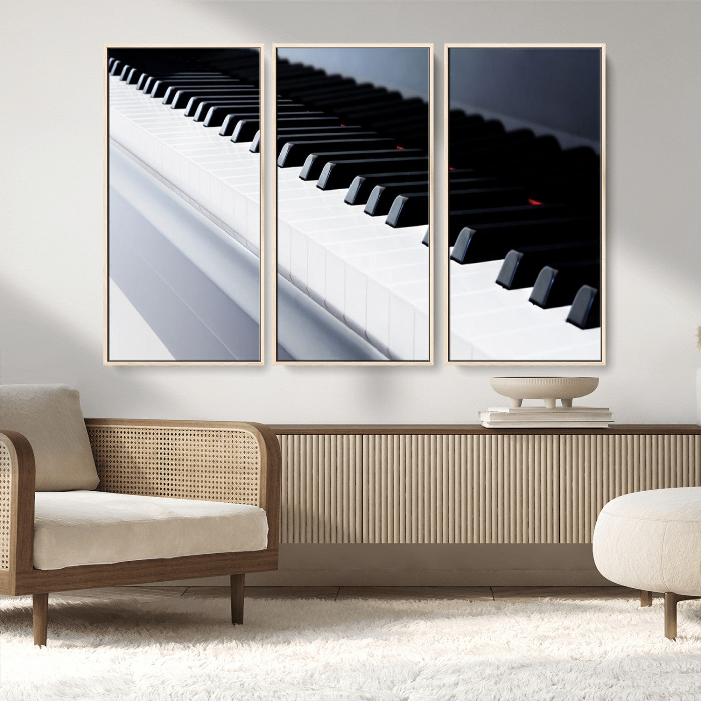 MGV-FC-48X32-3P - Piano Artwork Canvas Wall Art Print