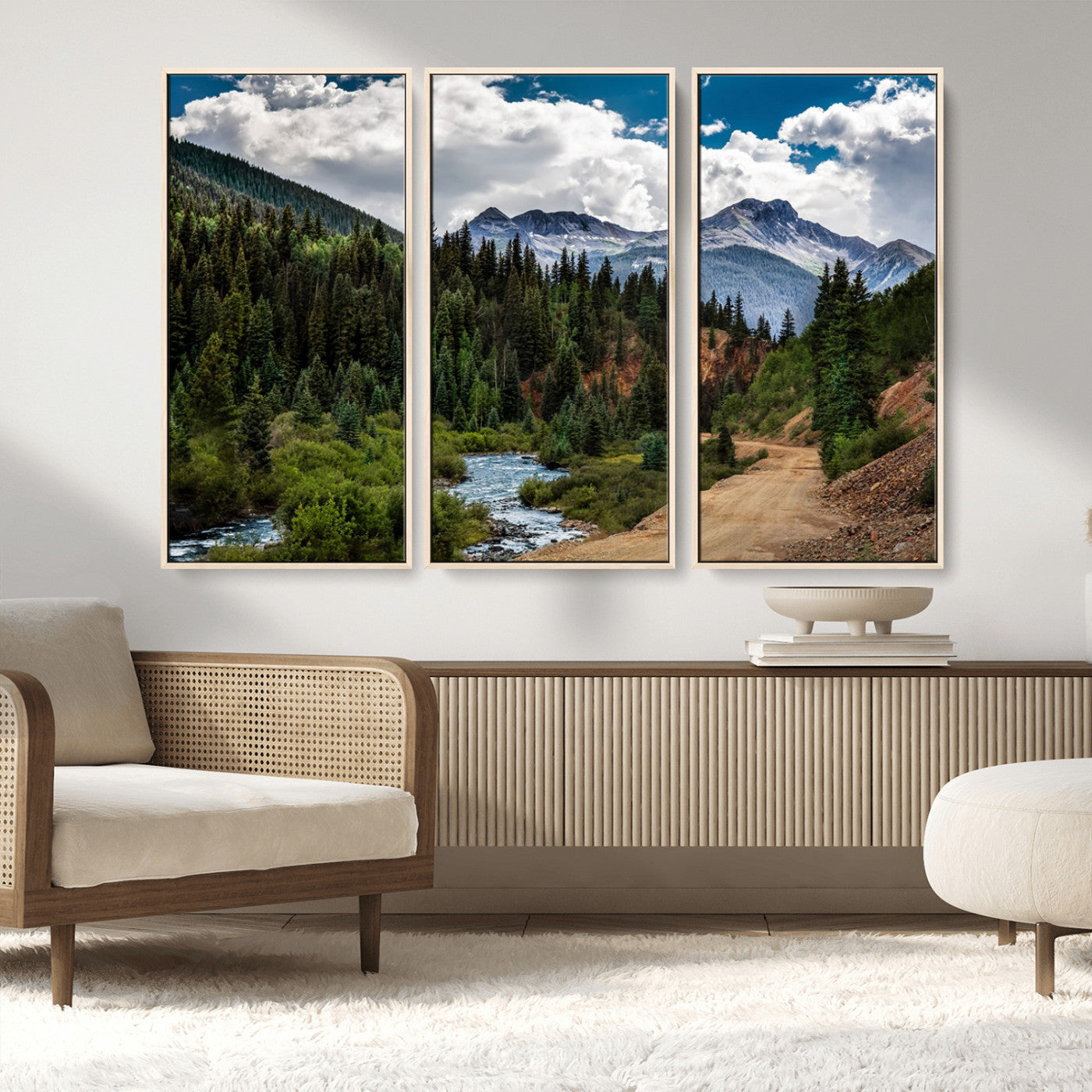 MGV-FC-48X32-3P - San Juan Nal Forest Wall Art Landscape Canvas Print