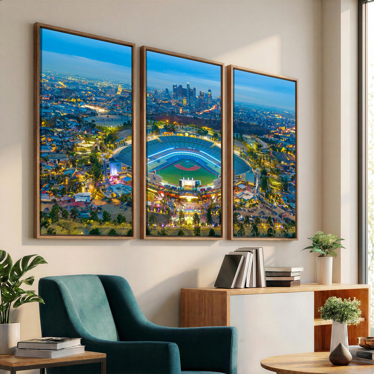 78144-MGV-CV-36X24 - Los Angeles Dodgers Wall Art Canvas, Dodger Stadium Wall Art