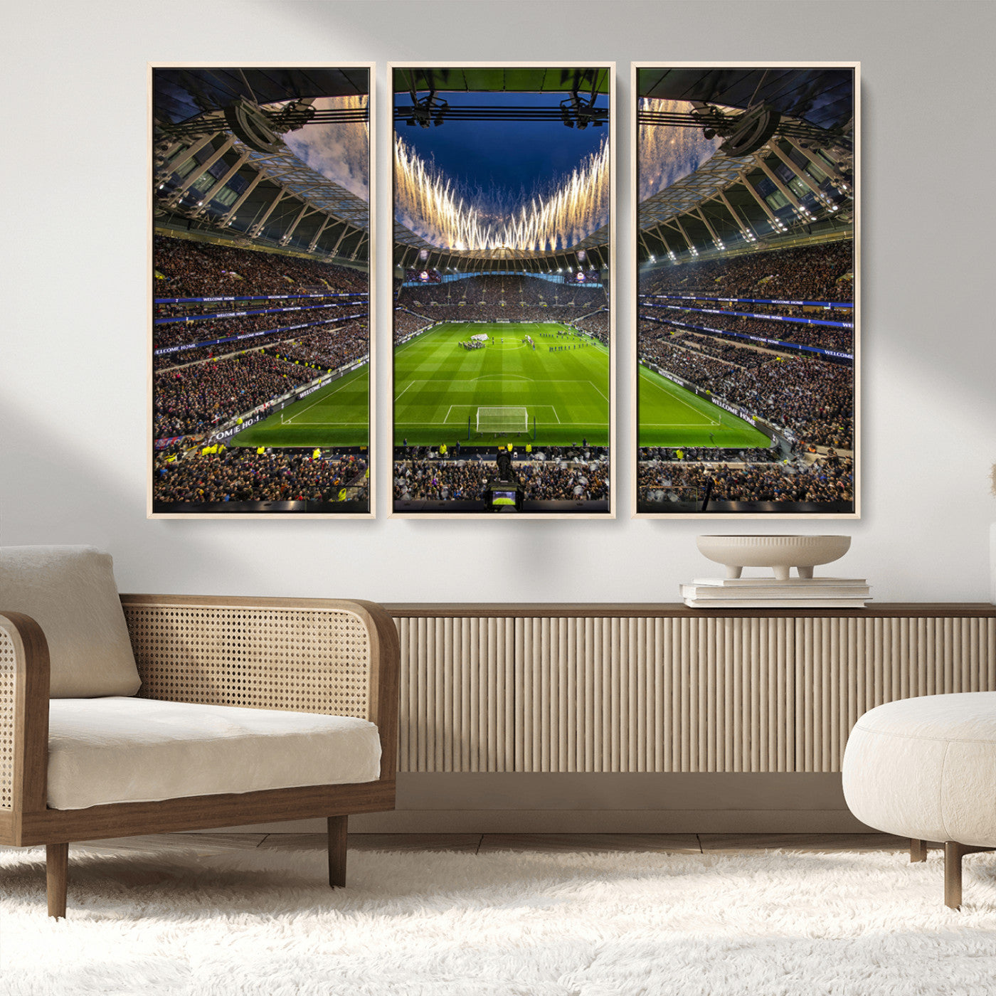 MGV-FC-48X32-3P - Tottenham Hotspur Football Team Print - London Tottenham Hotspur Stadium Wall Art Canvas Print