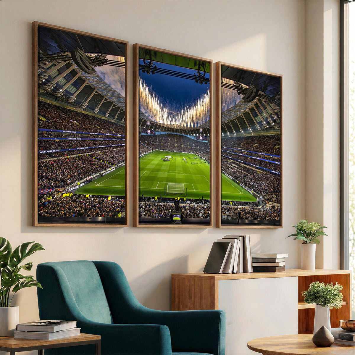 40157-MGV-CV-36X24 - Tottenham Hotspur Football Team Print, London Tottenham Hotspur Stadium Wall Art