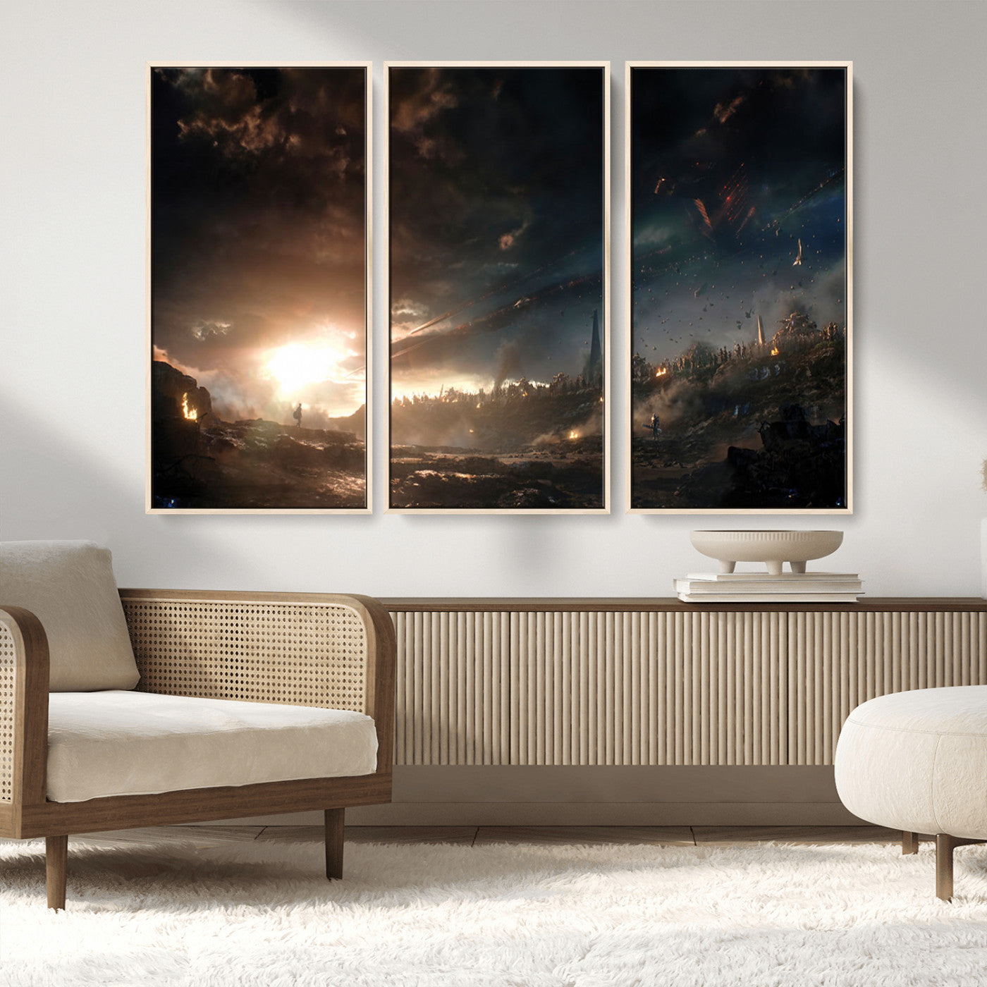 MGV-FC-48X32-3P - Avengers Planet Wall Art Canvas Print