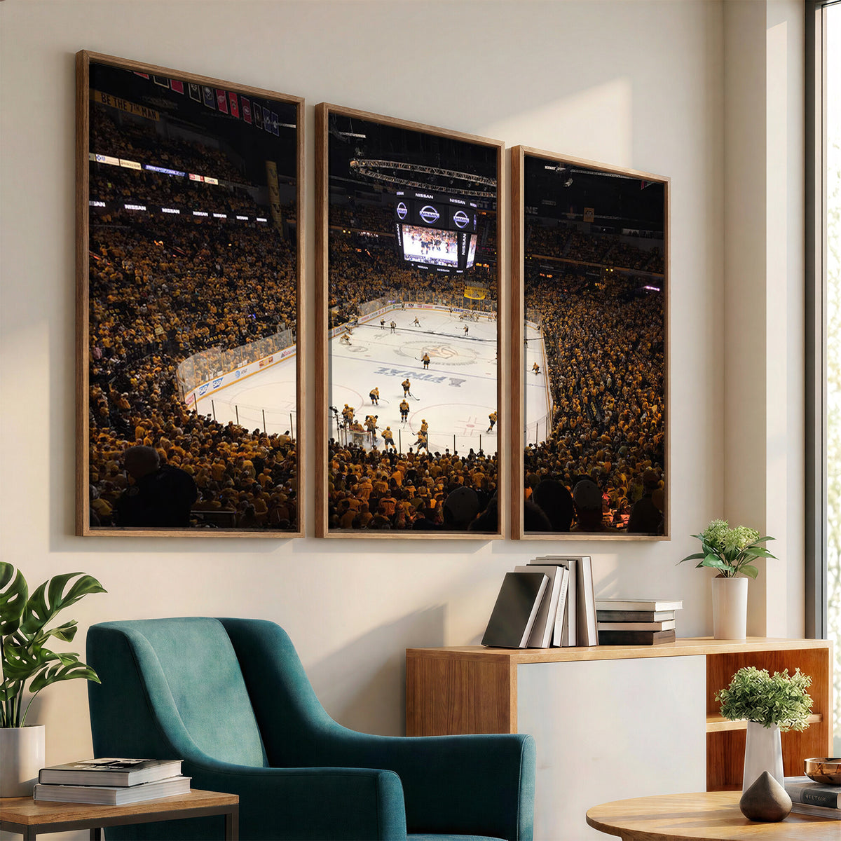 99407-MGV-CV-36X24 - Bridgestone Arena - Nashville Predators Hockey Team Print - Nashville Wall Art Canvas Print