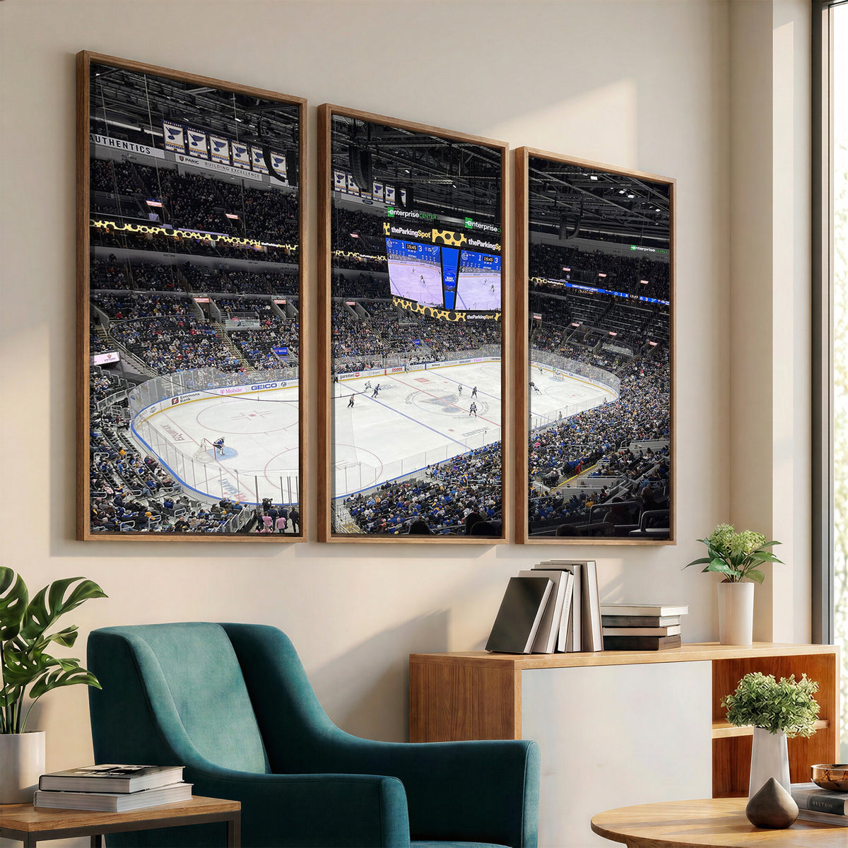 75222-MGV-CV-36X24 - Enterprise Center Missouri St. Louis Blues Hockey Stadium