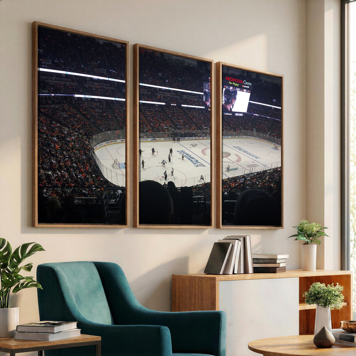 24634-MGV-CV-36X24 - Honda Center California Anaheim Ducks Hockey Stadium Wall Art