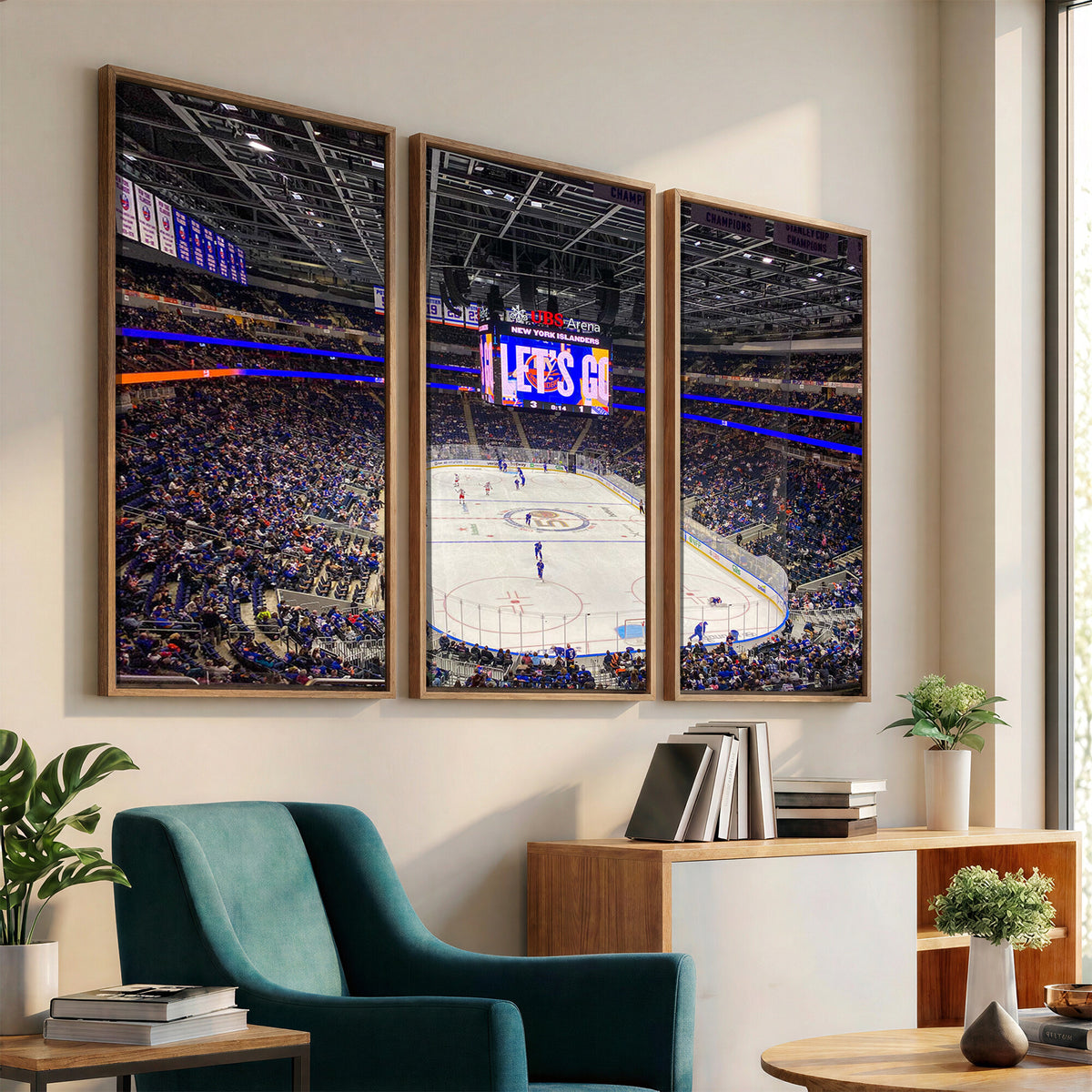 78692-MGV-CV-36X24 - UBS Arena Elmont New York Islanders Ice Hockey Wall Art, UBS Arena Elmont Wall Art Canvas Print
