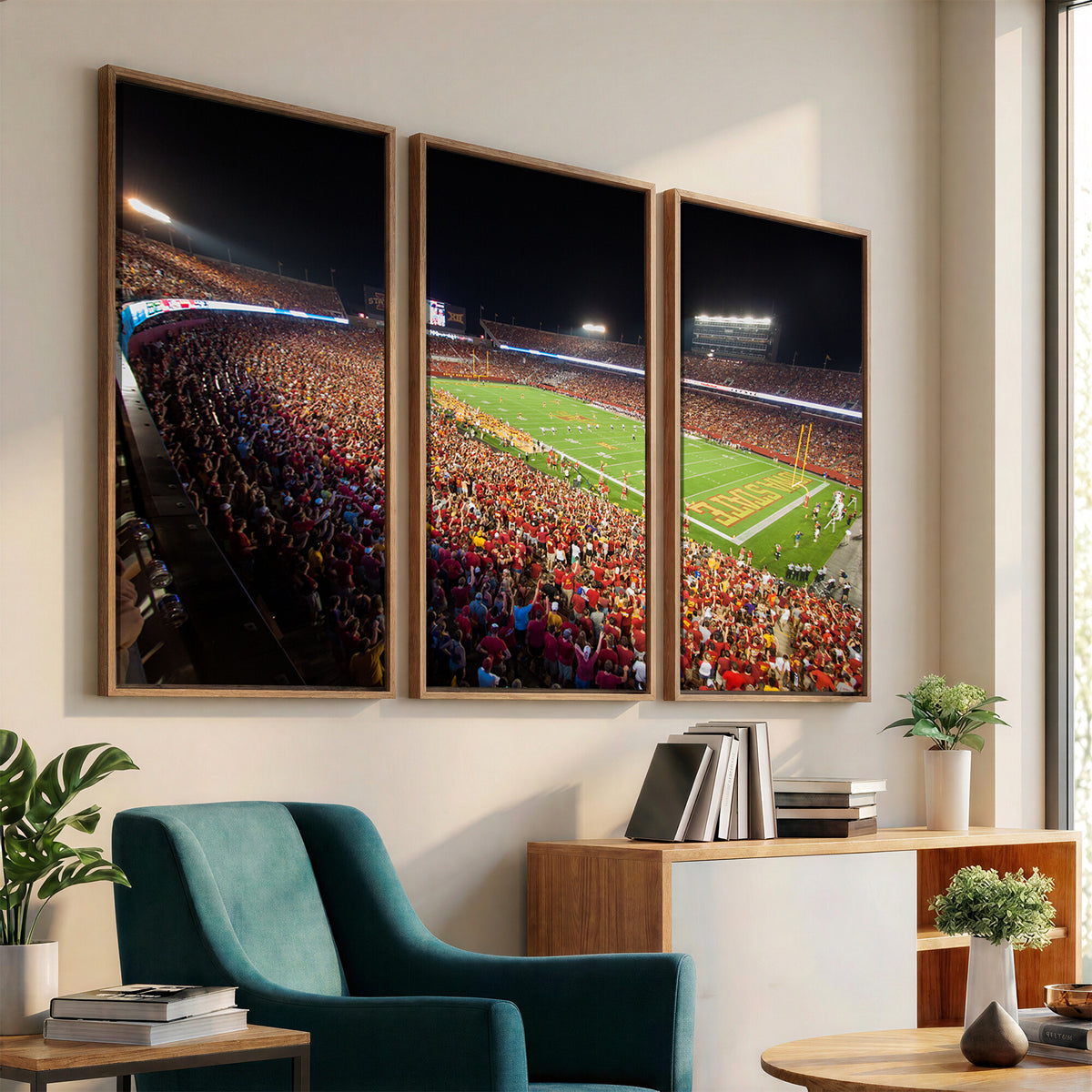 35139-MGV-CV-36X24 - Iowa State University Cyclones Canvas Print, Jack Trice Stadium