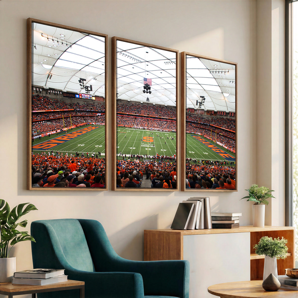 78104-MGV-CV-36X24 - Syracuse University Orange Football Team Print, Syracuse