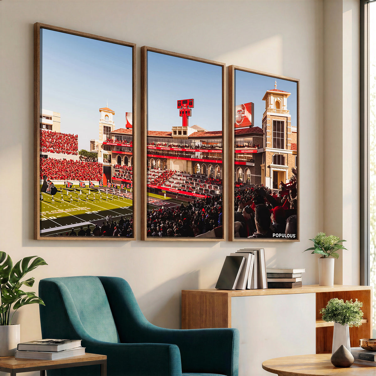 89744-MGV-CV-36X24 - Jones AT&T Stadium Texas Tech Red Raiders Wall Art