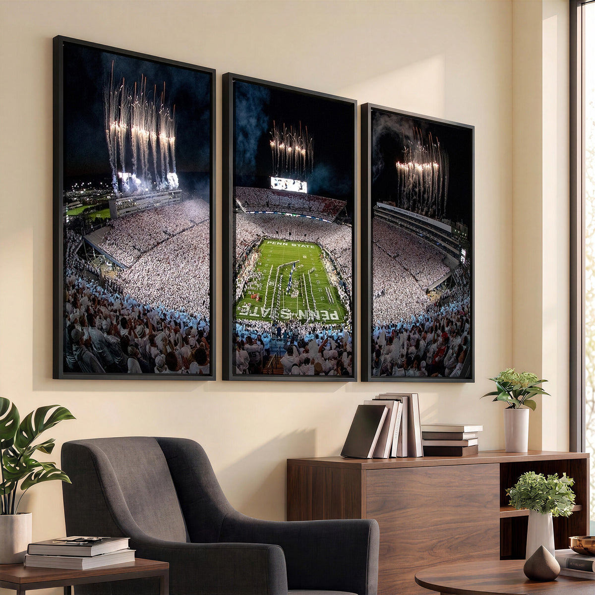 11391-MGV-CV-36X24 - Penn State Football Wall Art Canvas Print