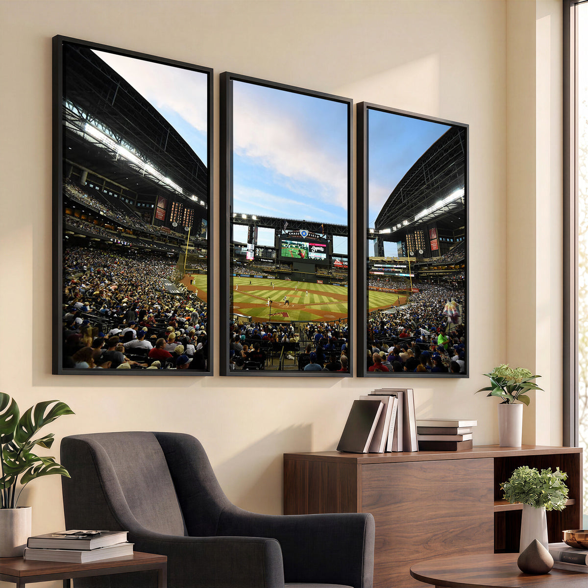 92672-MGV-CV-36X24 - Arizona Diamondbacks Team Print - Phoenix Chase Field